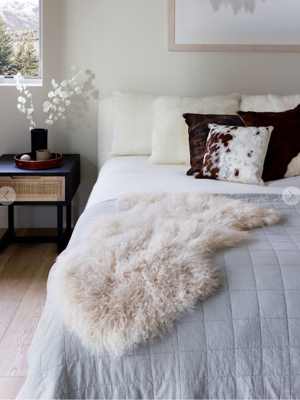 Small Faux Fur Rug 2x3-1/2’ ft Ultra Soft